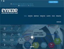 Tablet Screenshot of eyncor.com